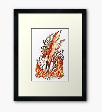 Crystalline - Fox Framed Print