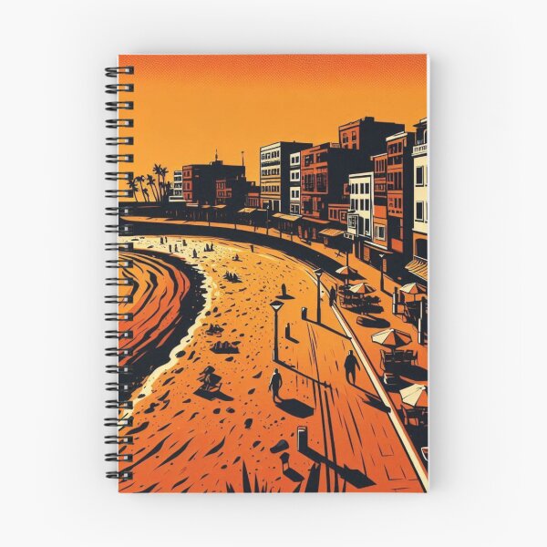Item preview, Tenerife Beach Comic Style Art – Bold Orange Graphic Design for Beach Lovers, Vacation Vibes & Summer Apparel designed and sold by knalpot-design.