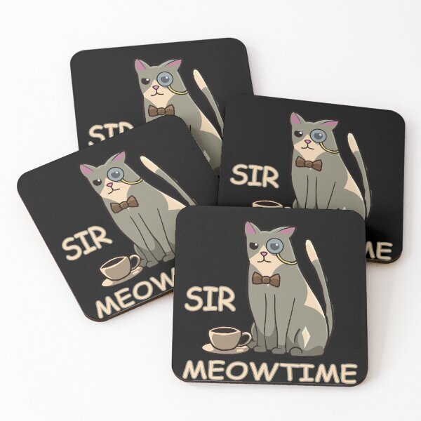 Item preview, Sir Meowtime designed and sold by Hoof Crafted Studio.