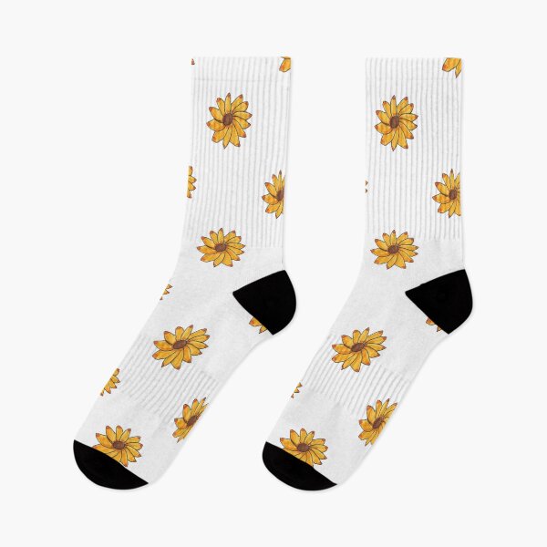 Item preview, Flower Yellow Hand Drawn Marker designed and sold by ValeriesGallery.