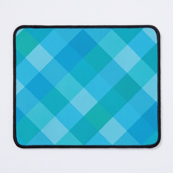 Item preview, Madras-Inspired Diagonal Plaid Seamless Pattern – Refreshing Blue and Green Summer Check Design designed and sold by Sunstone Print.