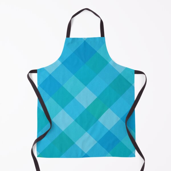 Item preview, Madras-Inspired Diagonal Plaid Seamless Pattern – Refreshing Blue and Green Summer Check Design designed and sold by Sunstone Print.