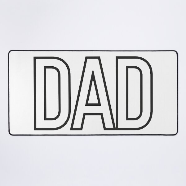 Item preview, Minimalist Hollow DAD Outline – Father's Day Gift designed and sold by Rushurban.