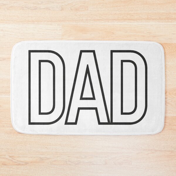Item preview, Minimalist Hollow DAD Outline – Father's Day Gift designed and sold by Rushurban.