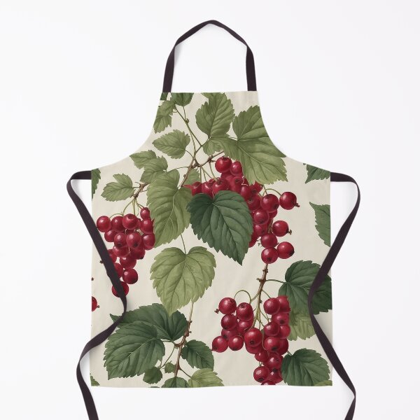 Item preview, Red Currant Botanical Pattern – Vintage Garden Fruit Design designed and sold by Vikart Studio.