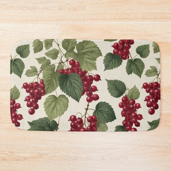Item preview, Red Currant Botanical Pattern – Vintage Garden Fruit Design designed and sold by Vikart Studio.