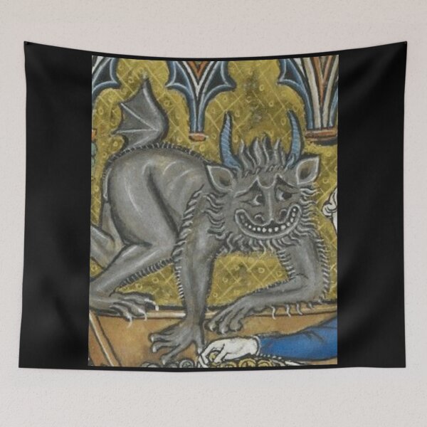 Item preview, "The Gambling Friend", medieval painting IX century AD designed and sold by PatronesKawai.