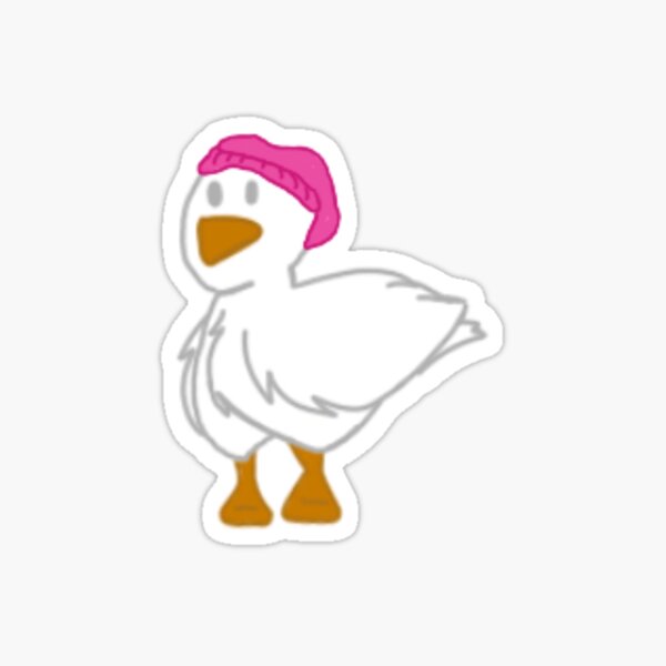 Aperçu de l'œuvre Caneton hippie créée et vendue par StickerPrintWizard.