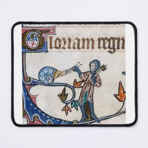 Item preview, "The slug caresses me", medieval painting, 5th century AD designed and sold by PatronesKawai.