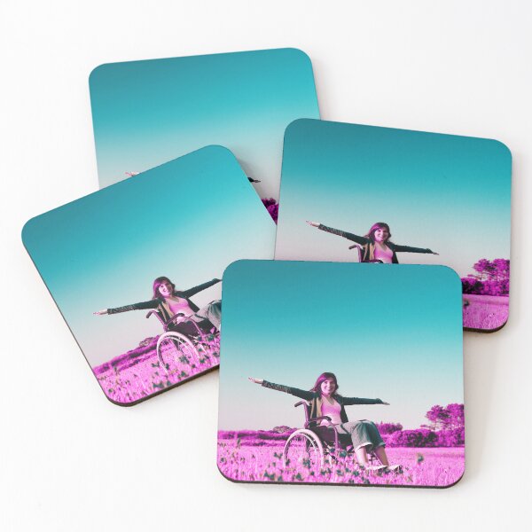 Item preview, "Unstoppable Bloom" – Bright Wheelchair Empowerment Art designed and sold by It's Wheelie Cool.