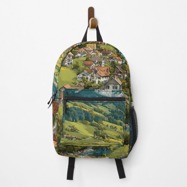 Item preview, Appenzell Poster – Pastoral Bliss in Rolling Hills designed and sold by TuncGK.