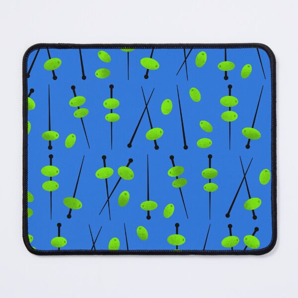 Item preview, Cocktail Party Olive sticks on blue designed and sold by Designsbyluzia.
