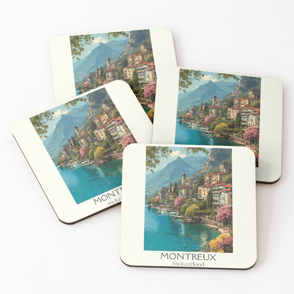 Item preview, Montreux Poster – Lakeside Splendor & Mediterranean Grace designed and sold by TuncGK.