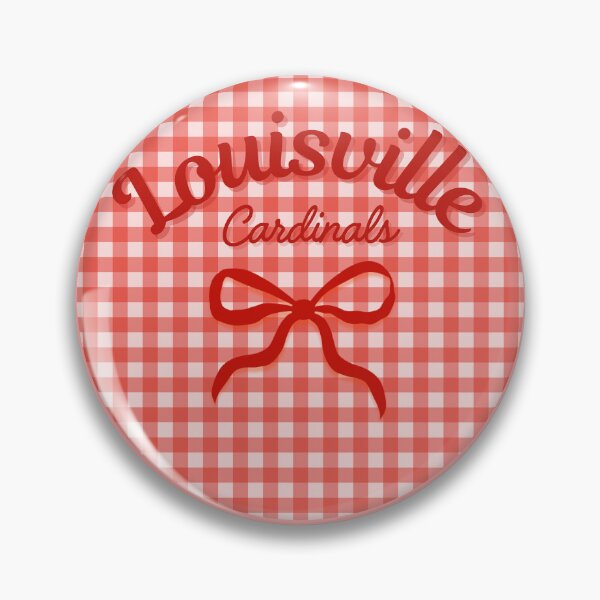 Item preview, Louisville cardinals gameday pin/sticker designed and sold by 11DesignsByC.