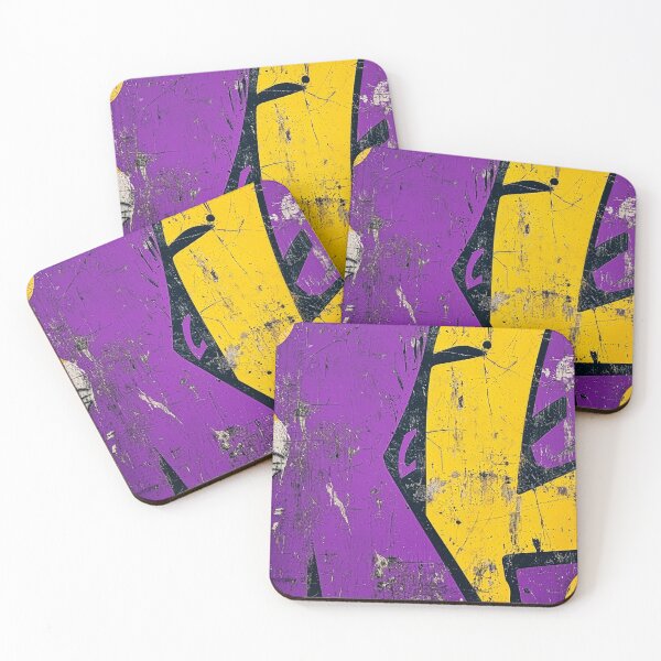 Item preview, Purple and Yellow Graffiti - Urban Art 2 designed and sold by SparroCreative.