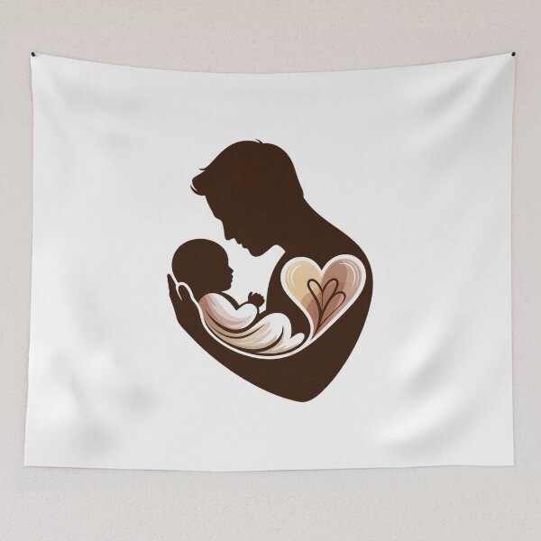 Item preview, "Dad’s Heart – A Loving Father and Baby Bond" designed and sold by NRcollections24.