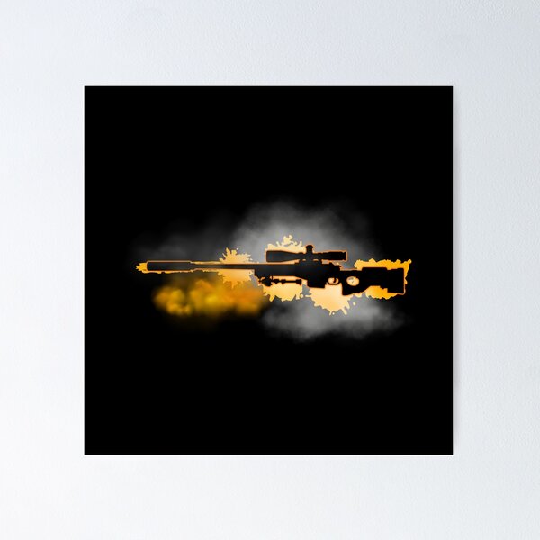 Item preview, AWP Sniper Yellow Deep designed and sold by phoenixashs.