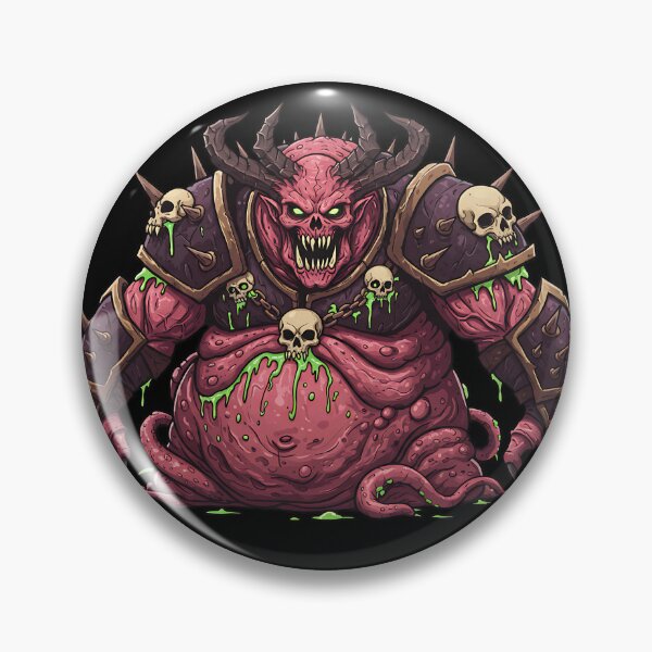Item preview, Red Nurgle Chaos Warrior designed and sold by GeniusPrint.