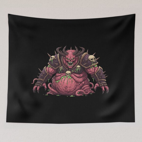 Item preview, Red Nurgle Chaos Warrior designed and sold by GeniusPrint.