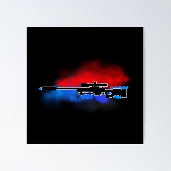 Item preview, AWP Sniper Red and Blue cs go designed and sold by phoenixashs.