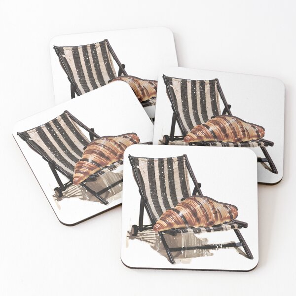 Item preview, Cool Croissant - Funny Food on Vacation designed and sold by meaowclub.