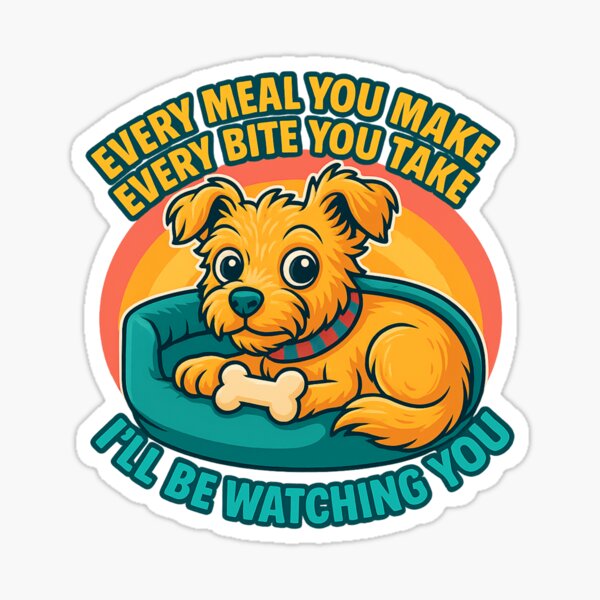 Item preview, Funny Dog Watching You Design  designed and sold by DopamineBee.