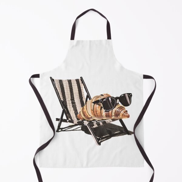 Item preview, Cool Croissant - Funny Food on Vacation designed and sold by meaowclub.