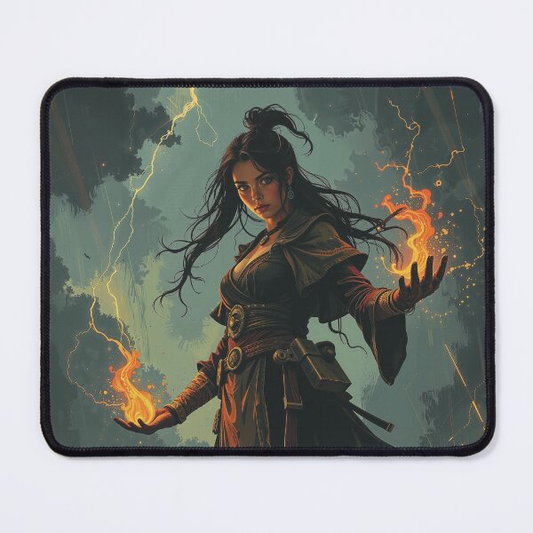Item preview, Fireborn Witch of the Storm designed and sold by DiceWay.