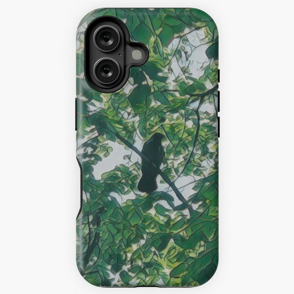 Item preview, Crow in a green tree designed and sold by MiKaBerlin.
