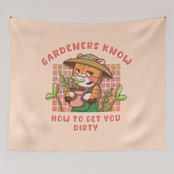 Item preview, Funny Gardening puns  designed and sold by CharmingChains.