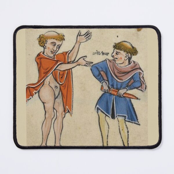 Item preview, "The Madman of the Neighborhood", medieval painting, 5th century AD designed and sold by PatronesKawai.