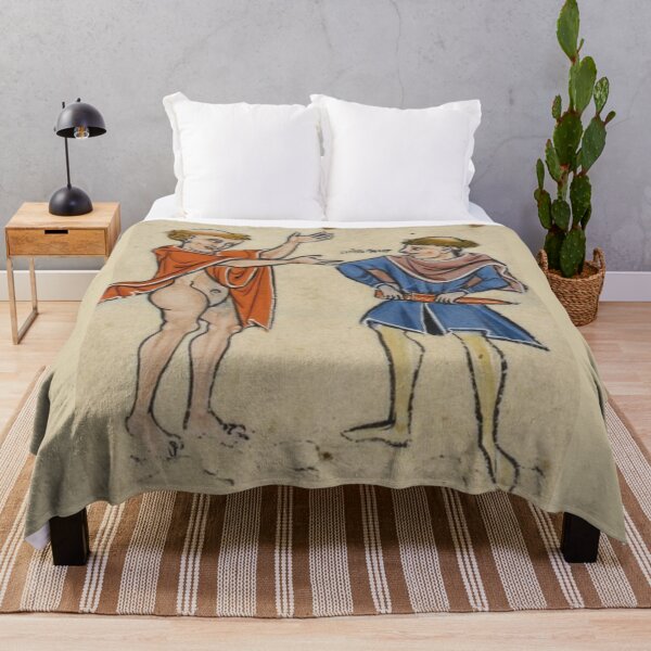 Item preview, "The Madman of the Neighborhood", medieval painting, 5th century AD designed and sold by PatronesKawai.