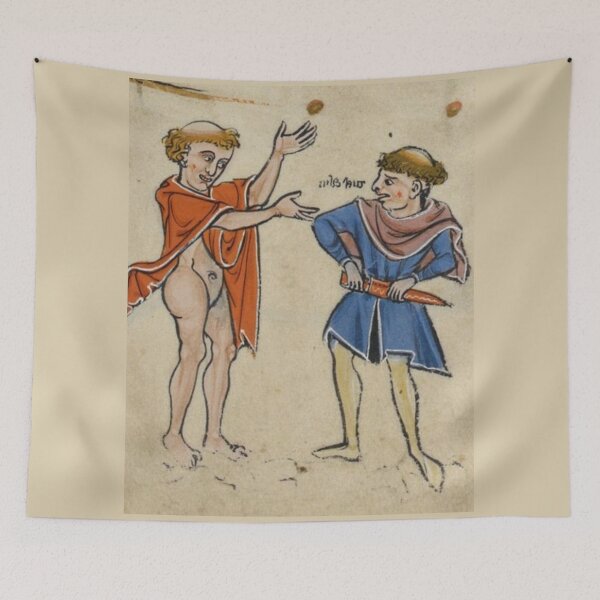 Item preview, "The Madman of the Neighborhood", medieval painting, 5th century AD designed and sold by PatronesKawai.