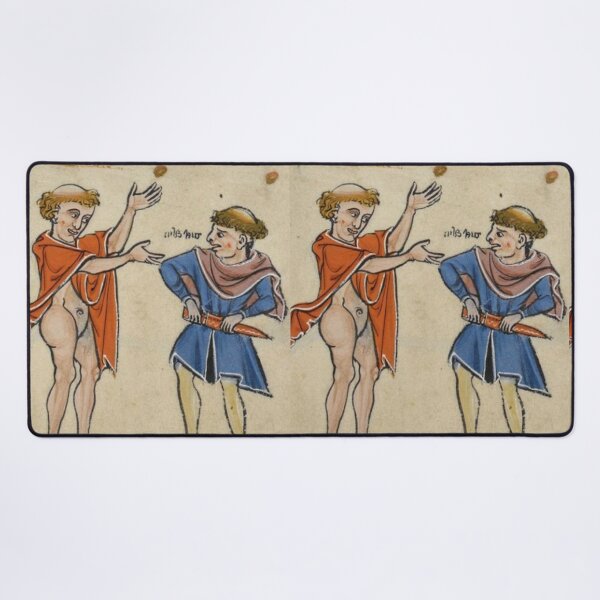 Item preview, "The Madman of the Neighborhood", medieval painting, 5th century AD designed and sold by PatronesKawai.