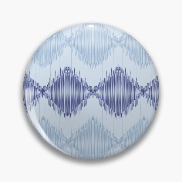 Item preview, Blue Diamond Ikat Seamless Pattern – Traditional Geometric Ethnic Textile Design designed and sold by Kreatienizta.