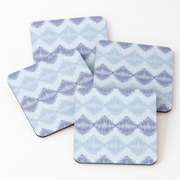 Item preview, Blue Diamond Ikat Seamless Pattern – Traditional Geometric Ethnic Textile Design designed and sold by Kreatienizta.