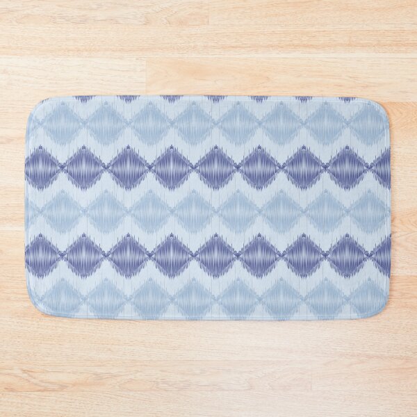 Item preview, Blue Diamond Ikat Seamless Pattern – Traditional Geometric Ethnic Textile Design designed and sold by Kreatienizta.