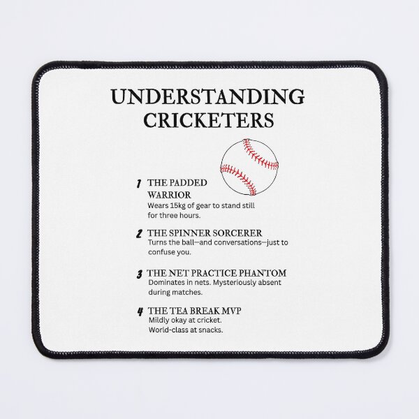 Item preview, Understanding Cricketers – Funny Cricket Life Definitions designed and sold by PsyFlow35.