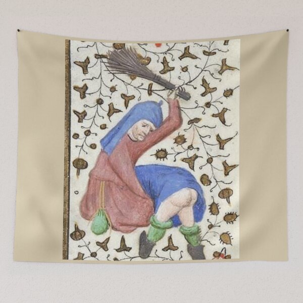 Item preview, "Chas-Chas on the tail", medieval painting, 5th century AD designed and sold by PatronesKawai.