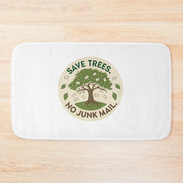 Item preview, Save trees no junk mail designed and sold by Lucky 777.