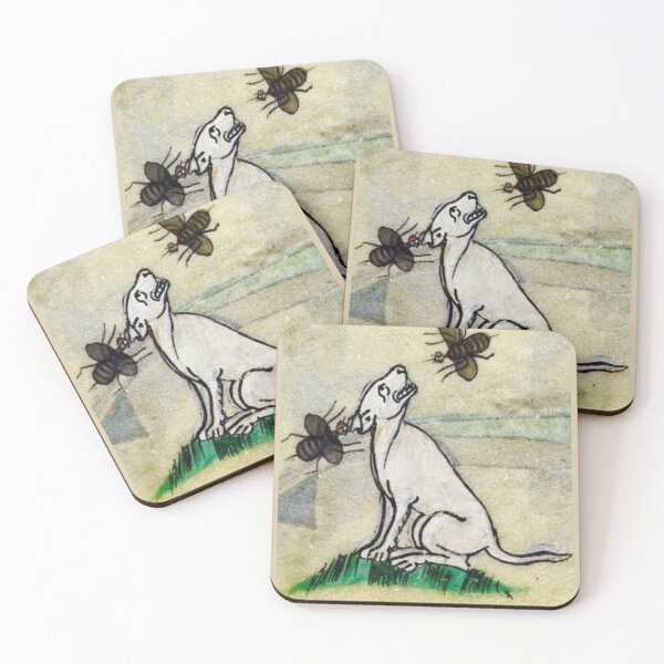 Item preview, "Here catching flies", medieval painting Sigo V AD designed and sold by PatronesKawai.