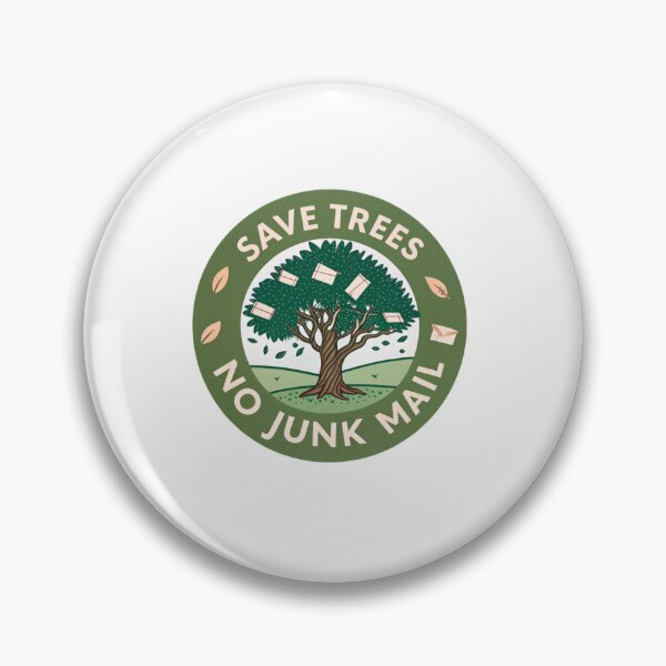 Item preview, Save trees no junk mail designed and sold by Lucky 777.