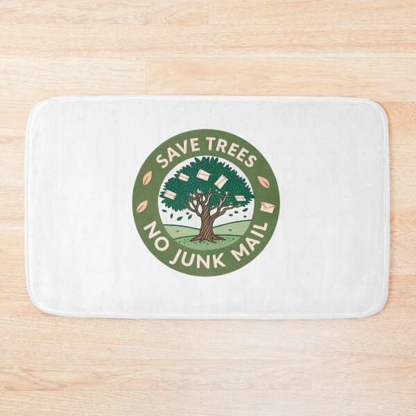 Item preview, Save trees no junk mail designed and sold by Lucky 777.
