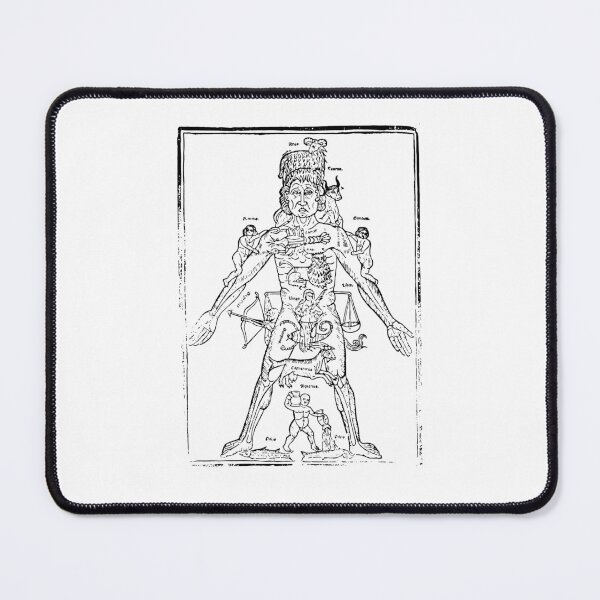 Item preview, Zodiac Man – Vintage Medical Astrology Art (Public Domain) designed and sold by PatentCulture.