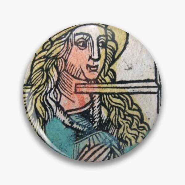 Item preview, "The Virgin Untied and Stabbed", medieval painting, 5th century AD designed and sold by PatronesKawai.
