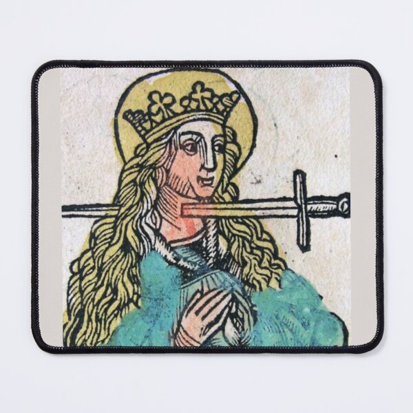 Item preview, "The Virgin Untied and Stabbed", medieval painting, 5th century AD designed and sold by PatronesKawai.