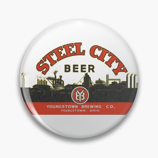 Item preview, Vintage Steel City Beer - Youngstown Brewing Co. - Youngstown, Ohio designed and sold by QuayTradingCo.