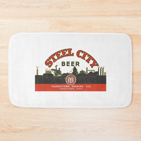 Item preview, Vintage Steel City Beer - Youngstown Brewing Co. - Youngstown, Ohio designed and sold by QuayTradingCo.