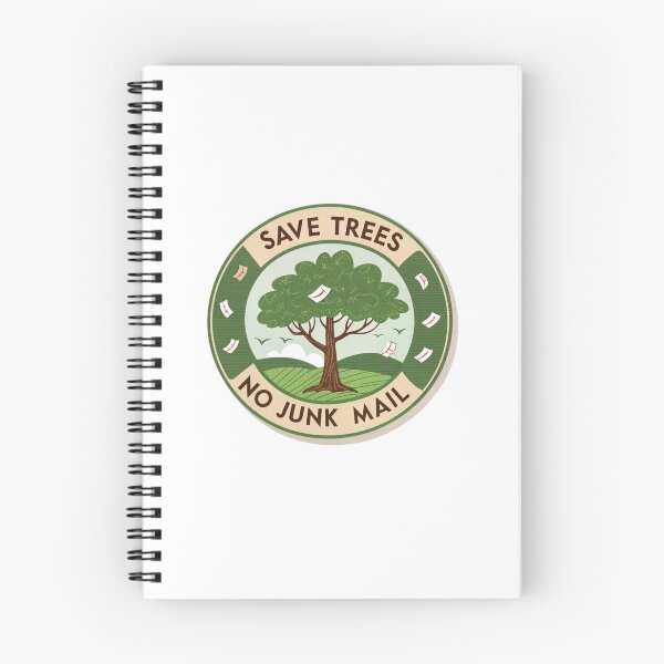 Item preview, Save trees no junk mail designed and sold by Lucky 777.