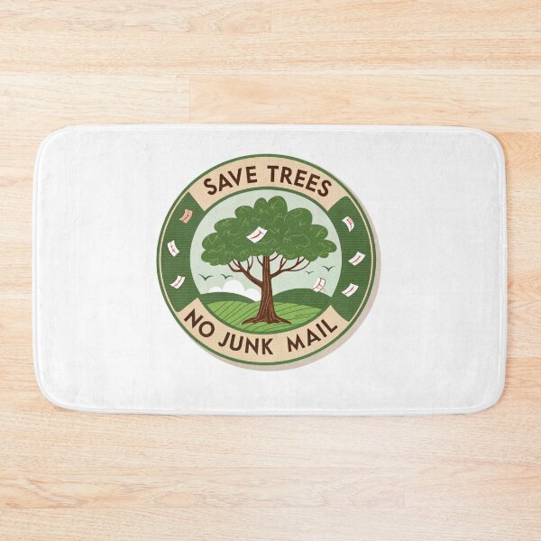 Item preview, Save trees no junk mail designed and sold by Lucky 777.
